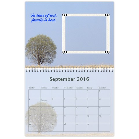 2016 Family Quotes Calendar By Galya Sep 2016