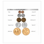 Roman Coin Bag - Drawstring Pouch (Large)