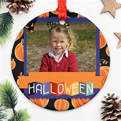 halloween - Round Ornament (Two Sides)