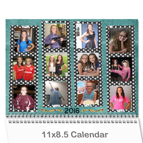 2016 Calendar By Julia Cover