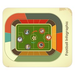 FOOTBALL - Double Sided Flano Blanket (Small)