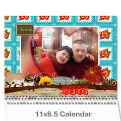 ann2 - Wall Calendar 11  x 8.5  (12-Months)