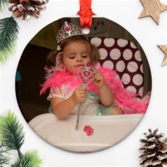 everly princess ornament - Ornament (Round)