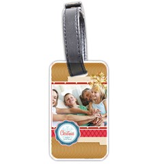 Snow - Luggage Tag (one side)