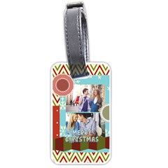 Snow - Luggage Tag (one side)