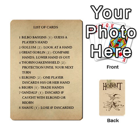 Hobbit Love Letter Retheme 3 Decks By Aaron Lambert Front - Diamond8