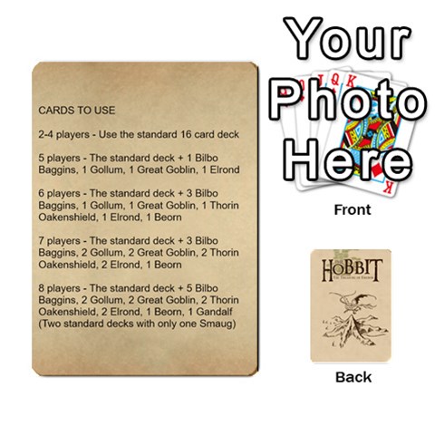 Hobbit Love Letter Retheme 3 Decks By Aaron Lambert Front - Diamond10