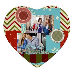 xmas - Heart Ornament (Two Sides)