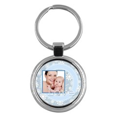 merry christmas - Key Chain (Round)