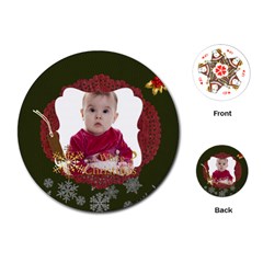 xmas - Playing Cards Single Design (Round)