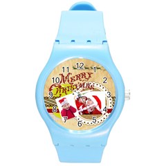 xmas - Round Plastic Sport Watch (M)