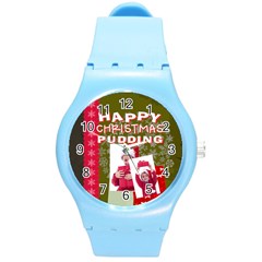 xmas - Round Plastic Sport Watch (M)