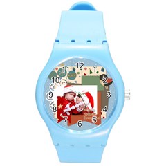 xmas - Round Plastic Sport Watch (M)