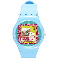 xmas - Round Plastic Sport Watch (M)