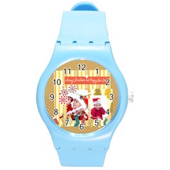 xmas - Round Plastic Sport Watch (M)