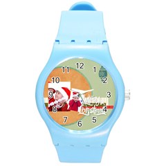 xmas - Round Plastic Sport Watch (M)