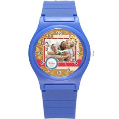 xmas - Round Plastic Sport Watch (S)