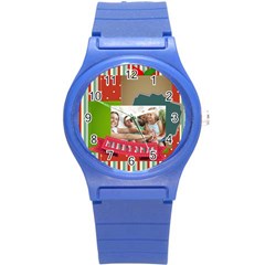 xmas - Round Plastic Sport Watch (S)