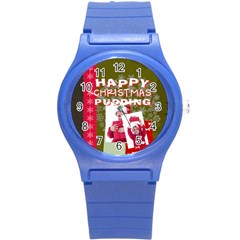 xmas - Round Plastic Sport Watch (S)