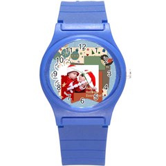 xmas - Round Plastic Sport Watch (S)