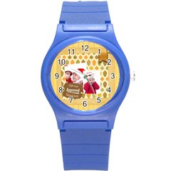xmas - Round Plastic Sport Watch (S)