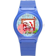 xmas - Round Plastic Sport Watch (S)