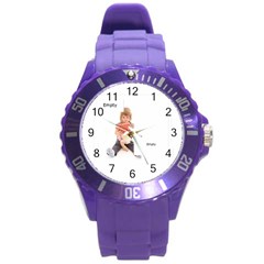 xmas - Round Plastic Sport Watch (L)