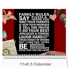 calendar 2015 - Wall Calendar 11  x 8.5  (12-Months)