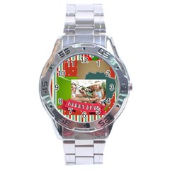 xmas - Stainless Steel Analogue Watch