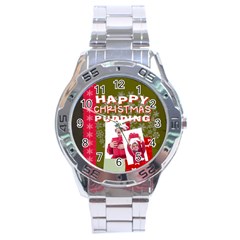 xmas - Stainless Steel Analogue Watch