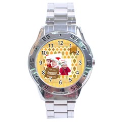 xmas - Stainless Steel Analogue Watch