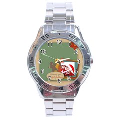 xmas - Stainless Steel Analogue Watch