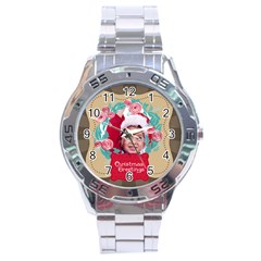 xmas - Stainless Steel Analogue Watch