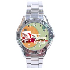 xmas - Stainless Steel Analogue Watch