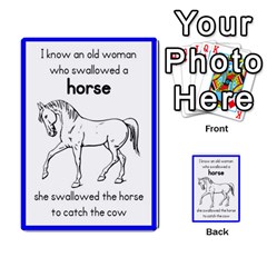 I Know An Old Woman card game - Multi-purpose Cards (Rectangle)