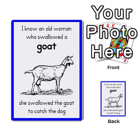 I Know An Old Woman Card Game By Rob Harper Front 7