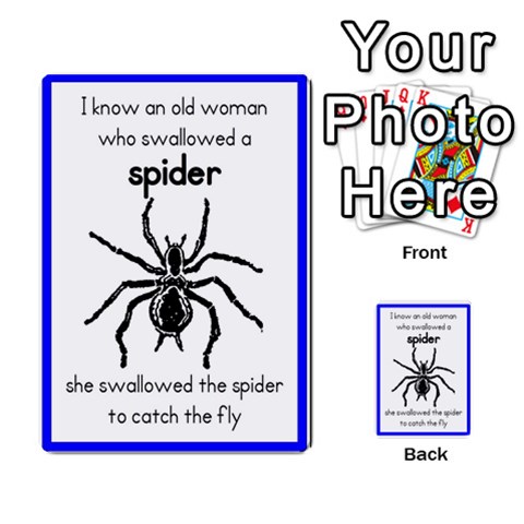 I Know An Old Woman Card Game By Rob Harper Front 21