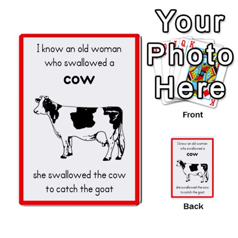 I Know An Old Woman Card Game By Rob Harper Front 33