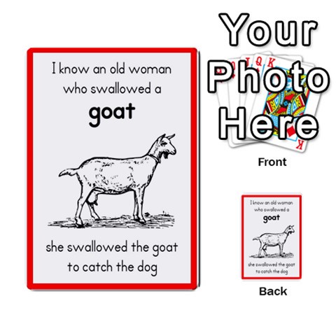 I Know An Old Woman Card Game By Rob Harper Front 34