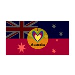 I Love Australia - Scarf - Satin Wrap