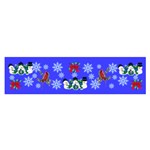 Snpowmen and snowflake satin scarf - Oblong Satin Scarf (16  x 60 )