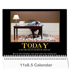 Demotivational - Wall Calendar 11  x 8.5  (12-Months)