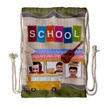 school - Drawstring Bag (Large)