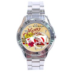 xmas - Stainless Steel Analogue Watch