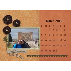 2016 Calendar By Mike Anderson Mar 2016
