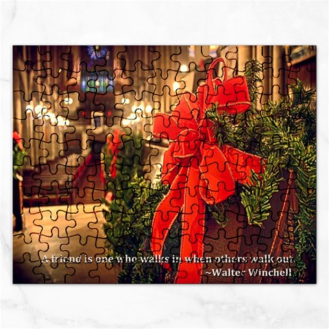 A Friend Is One Ewho Walks In When Others Walk Out : Puzzle By Pamela Sue Goforth Front