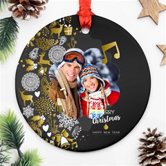 xmas - Round Ornament (Two Sides)