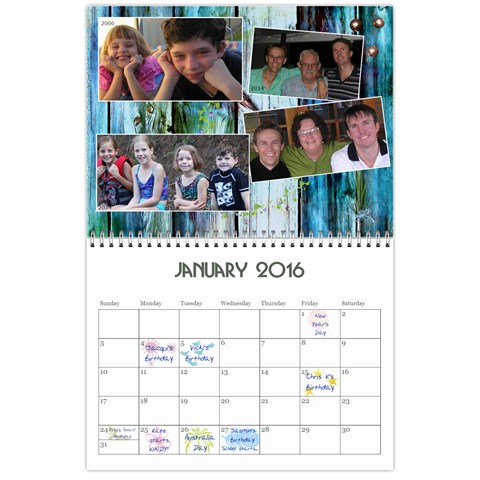 The Bishop Cal 2016 By Jenny Jan 2016