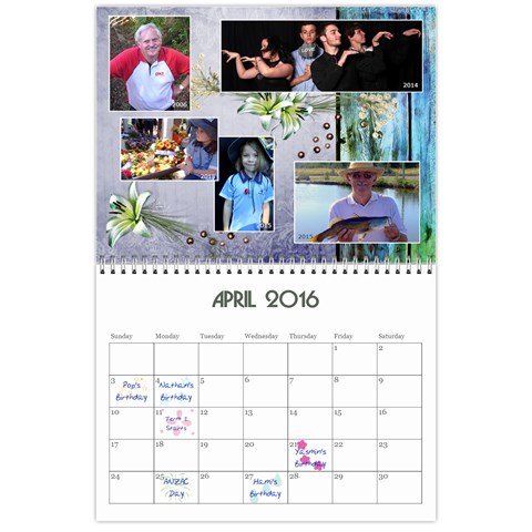 The Bishop Cal 2016 By Jenny Apr 2016