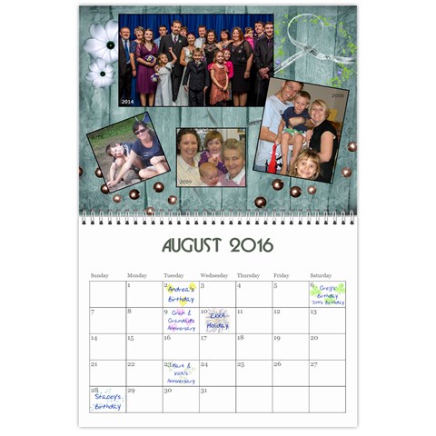 The Bishop Cal 2016 By Jenny Aug 2016